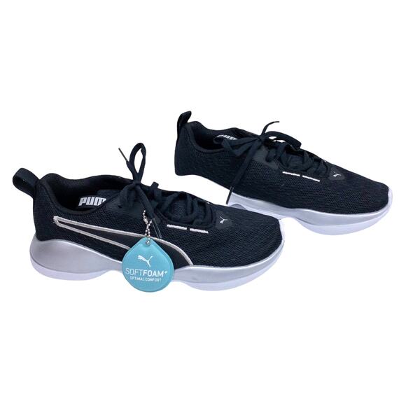 PUMA Women's Black Flourish FS Women's Training Shoes Sneakers 5.5 - Picture 4 of 10